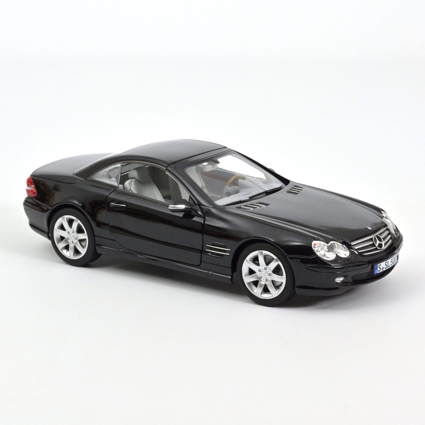 Mercedes‑Benz SL 500 (R230) 2003 – Black – Norev