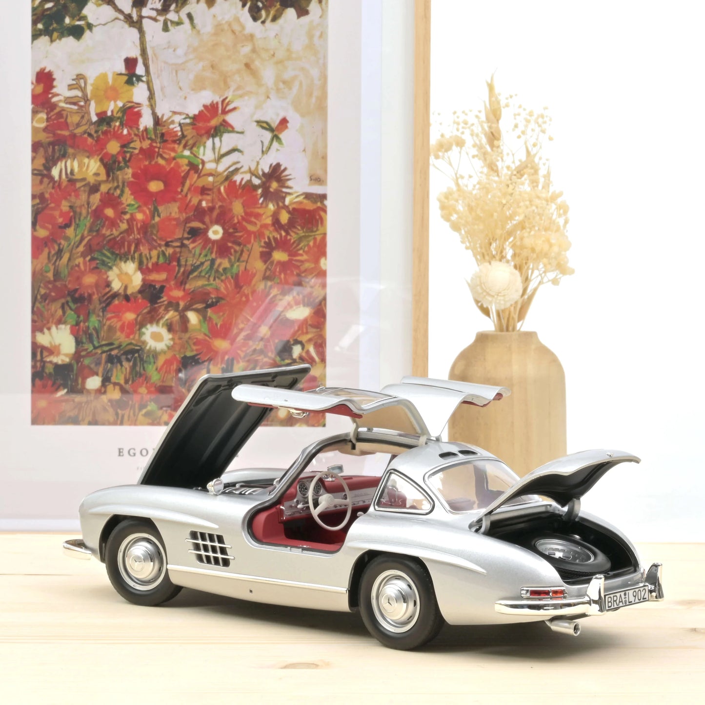 Mercedes-Benz 300 SL 1954 – Silver – Norev