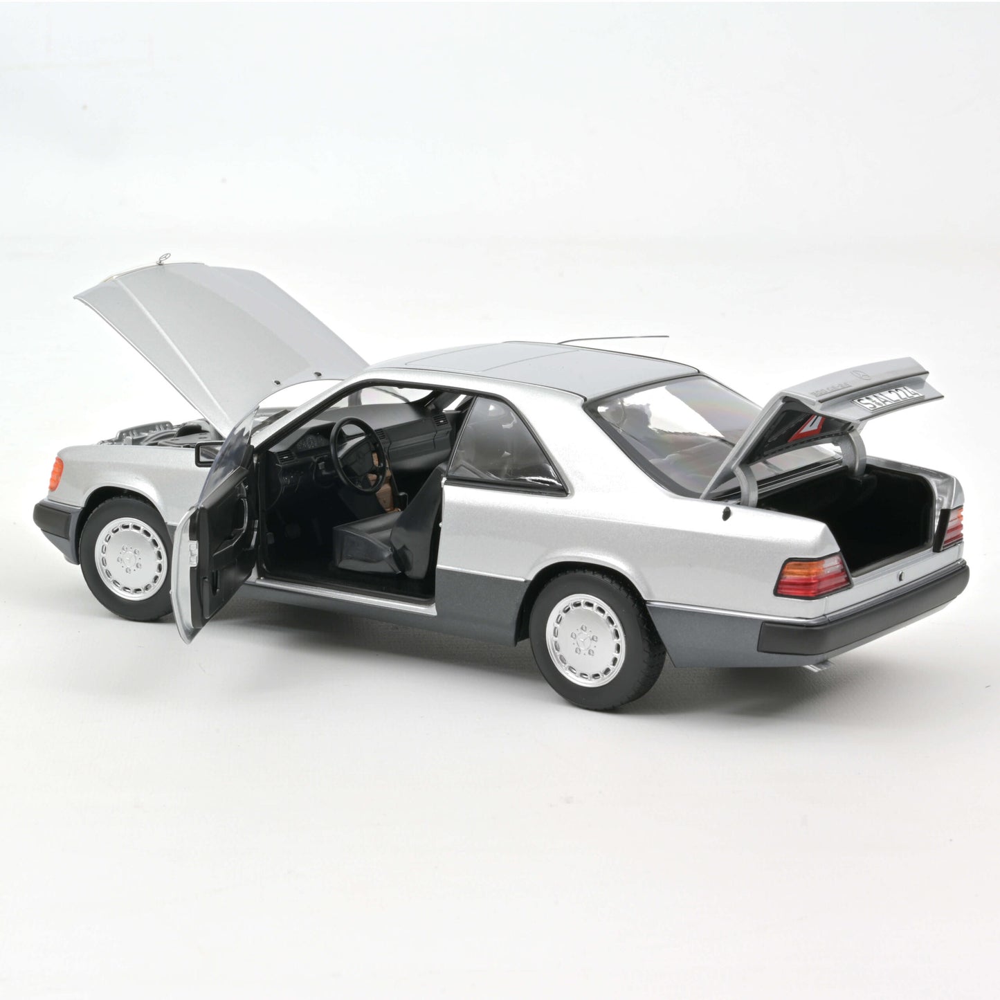 Mercedes‑Benz 300 CE‑24 Coupé 1990 – Silver – Norev