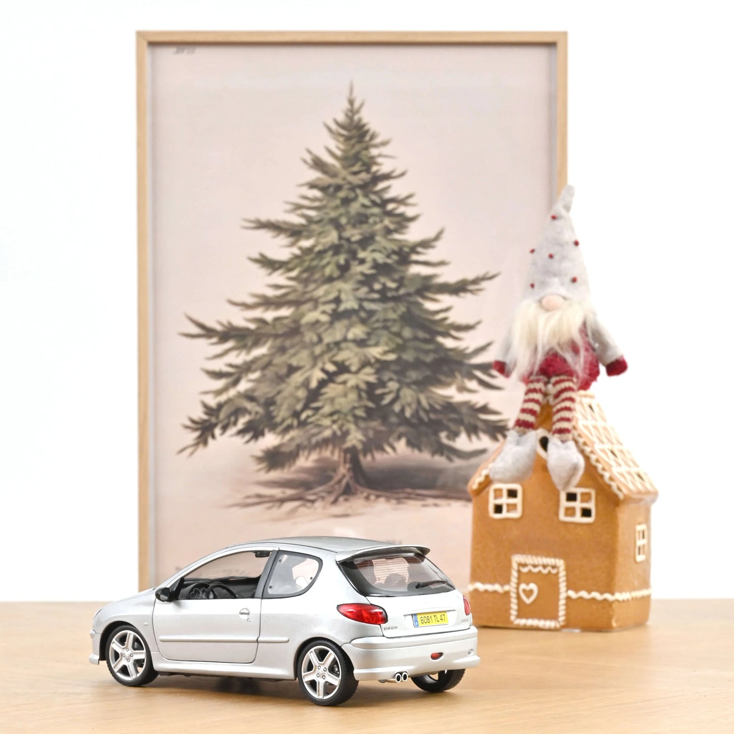 Peugeot 206 RC 2003 – Aluminium Silver – Norev