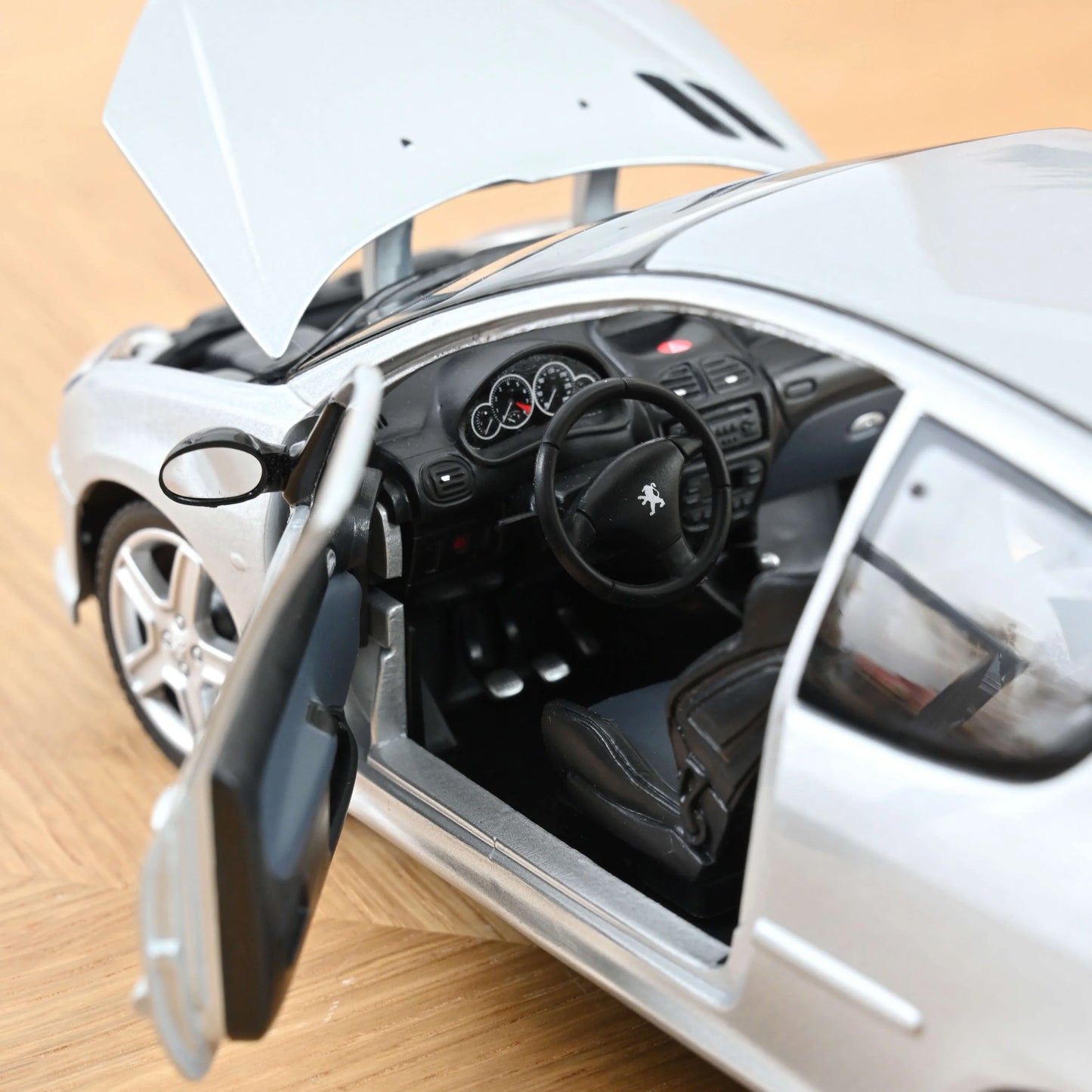 Peugeot 206 RC 2003 – Aluminium Silver – Norev