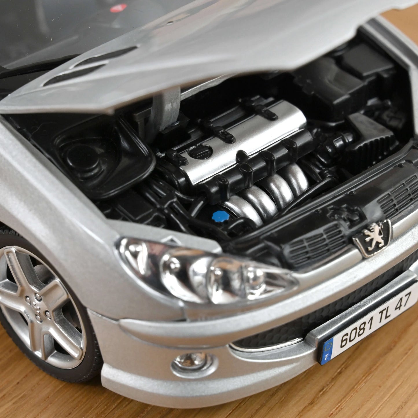 Peugeot 206 RC 2003 – Aluminium Silver – Norev