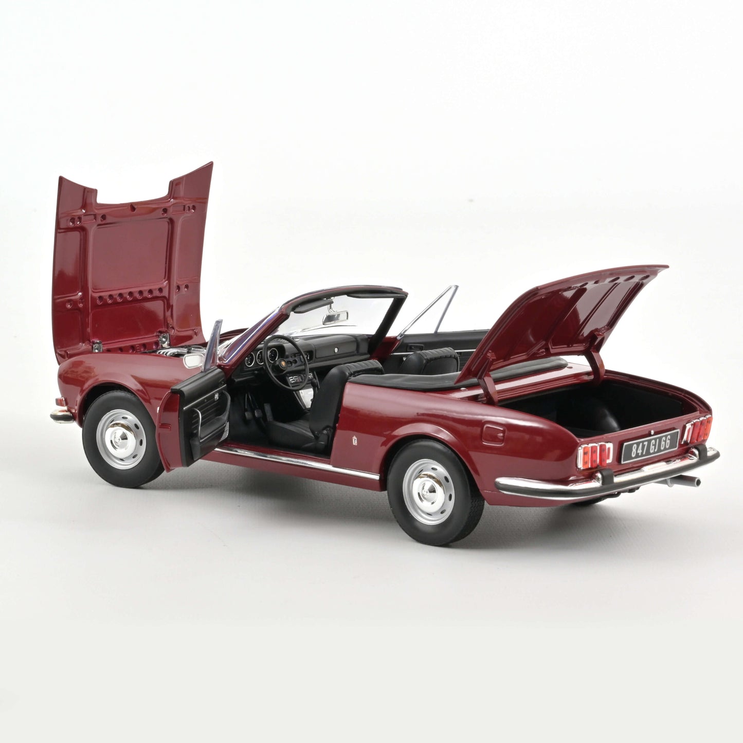 Peugeot 504 Cabriolet 1969 – Andalou Red – Norev