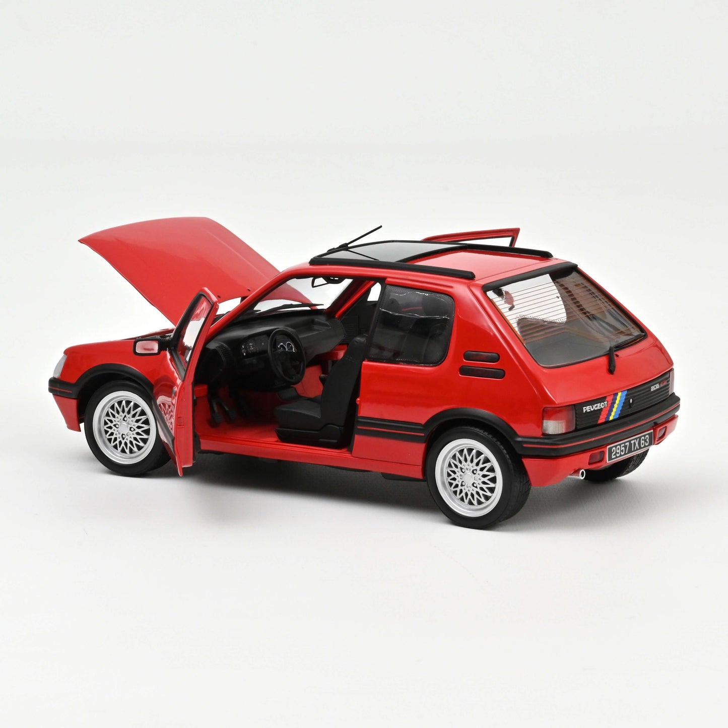 Peugeot 205 GTi 1.9 PTS Deco 1991 – Vallelunga Red – Norev