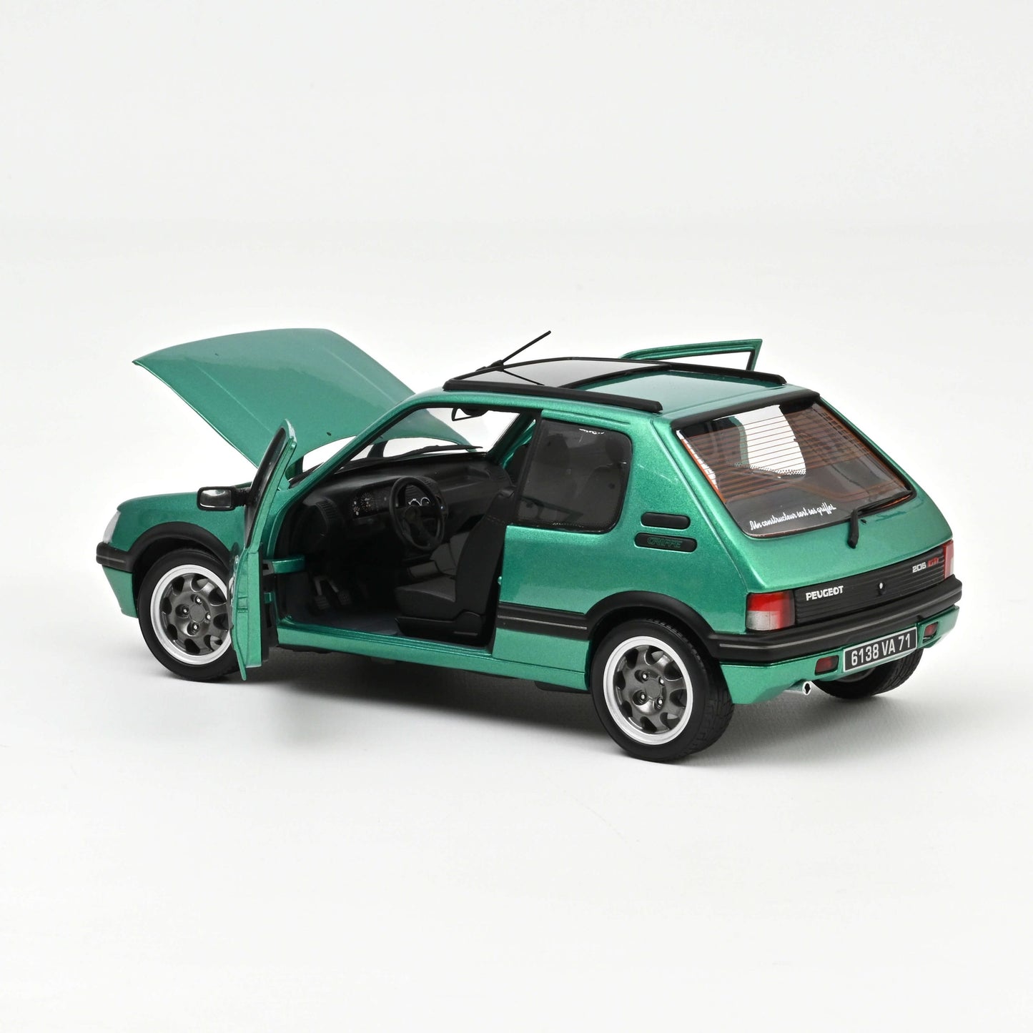 Peugeot 205 GTi 1.9 Griffe (sunroof) 1991 – Fluorite Green – Norev