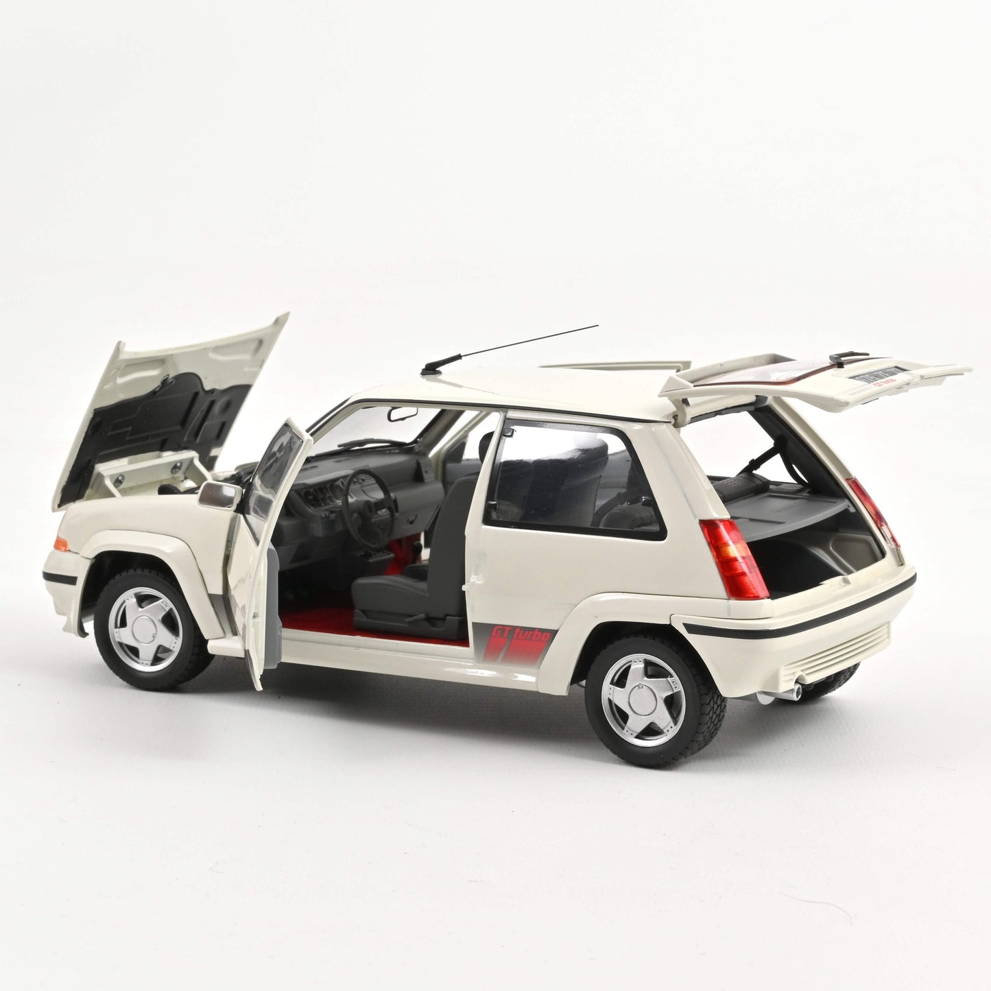 Renault Supercinq GT Turbo Phase II 1989 – Panda White – Norev