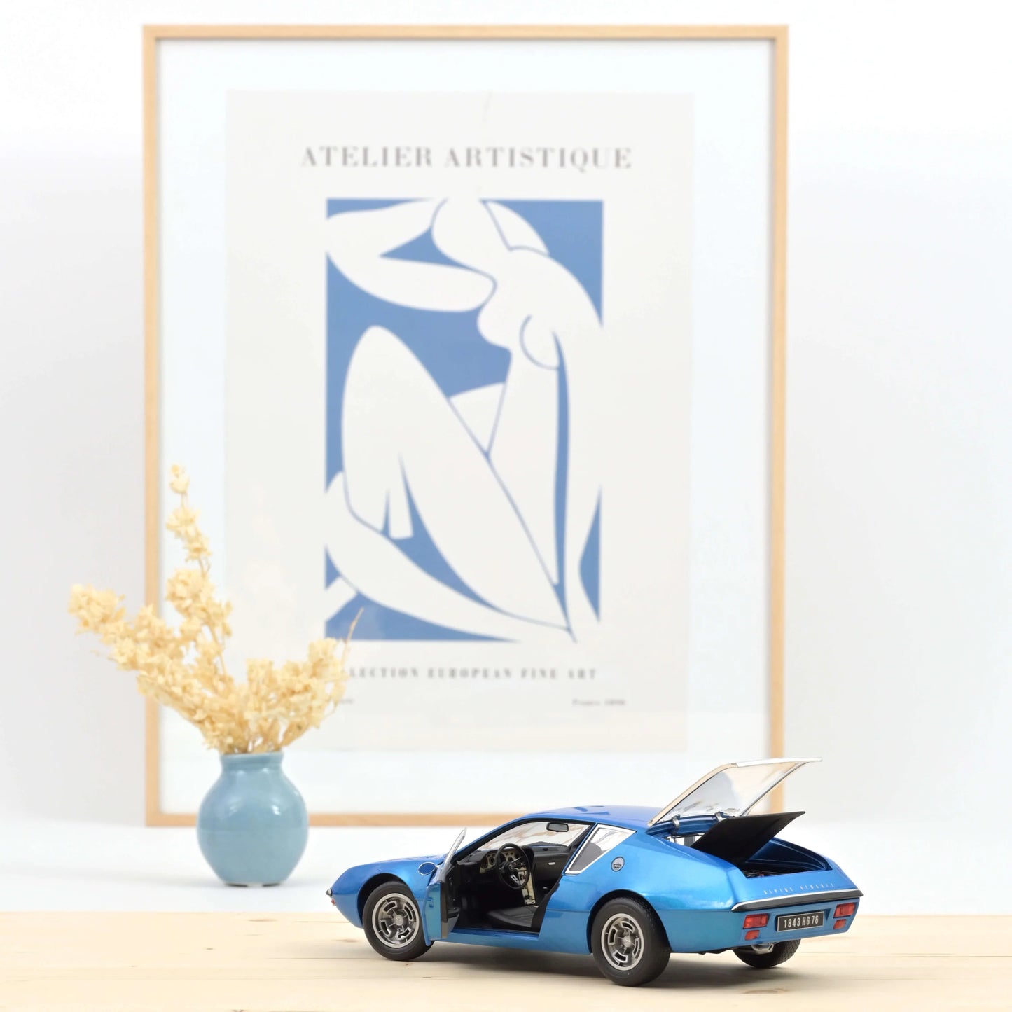 Alpine A310 1600 VE 1972 Alpine Blue – Die‑Cast Norev