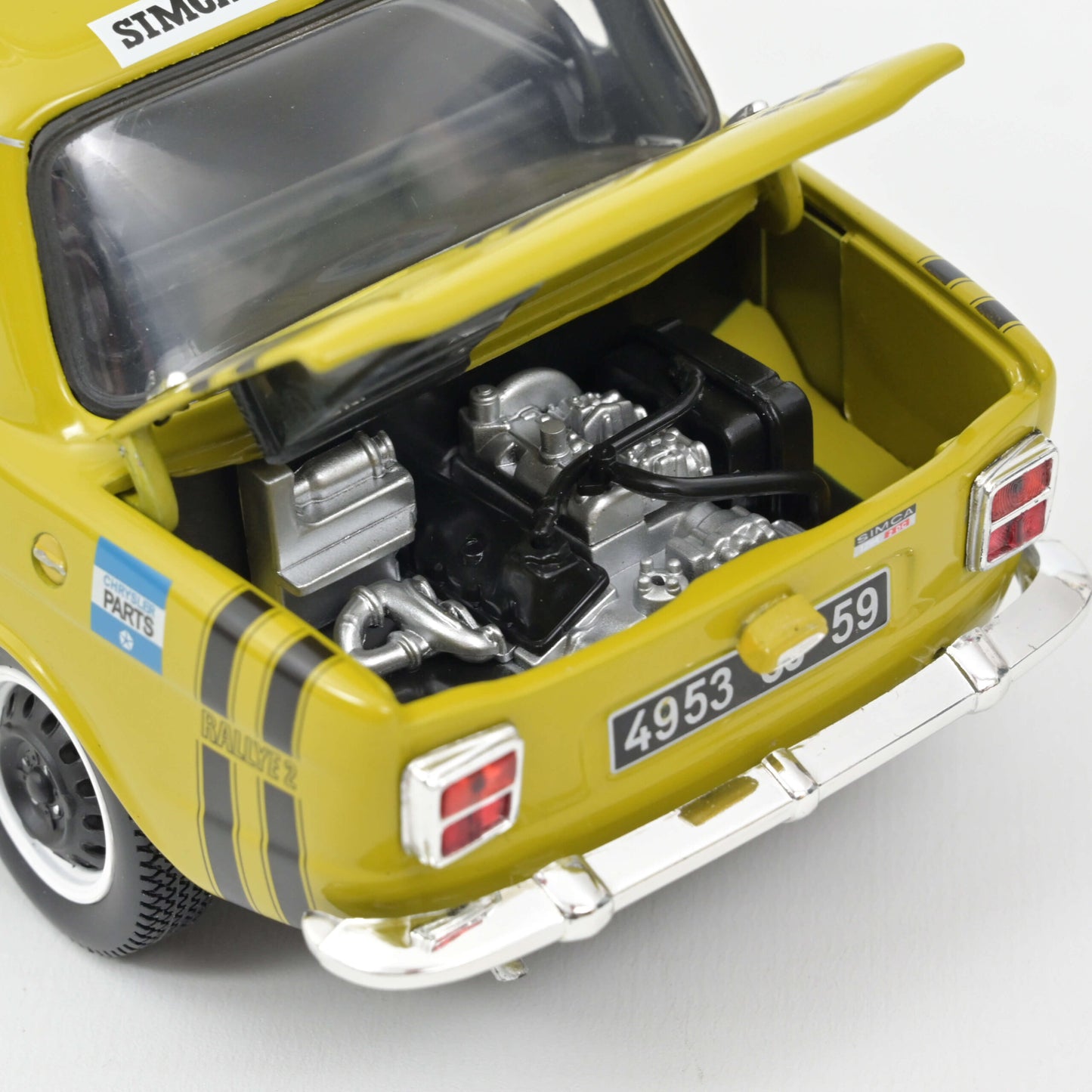 Simca 1000 Rallye 2 SRT N°58 1973 – Acide Green – Norev