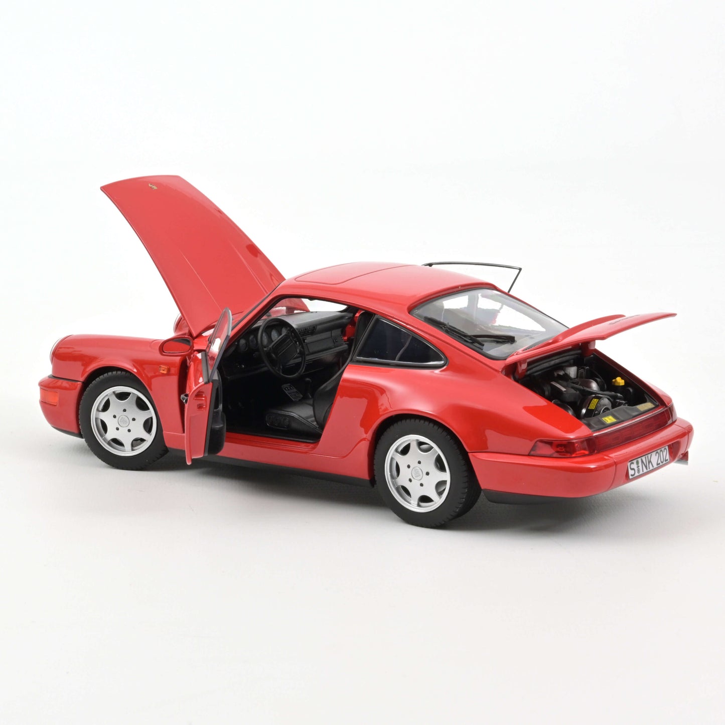 Porsche 911 Carrera 2 (964) 1990 – Red – Norev