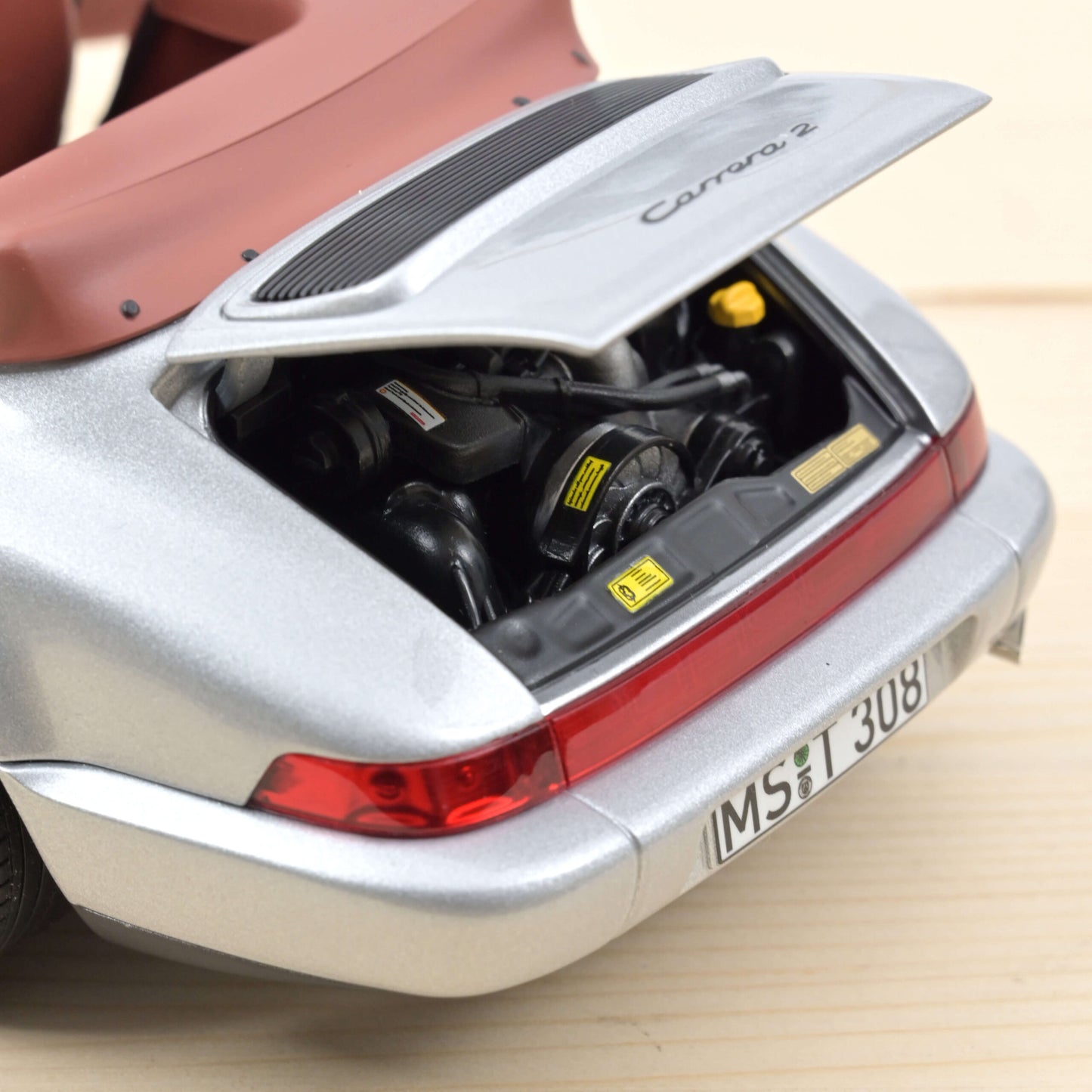Porsche 911 Carrera 2 Cabriolet (964) 1990 – Silver – Norev