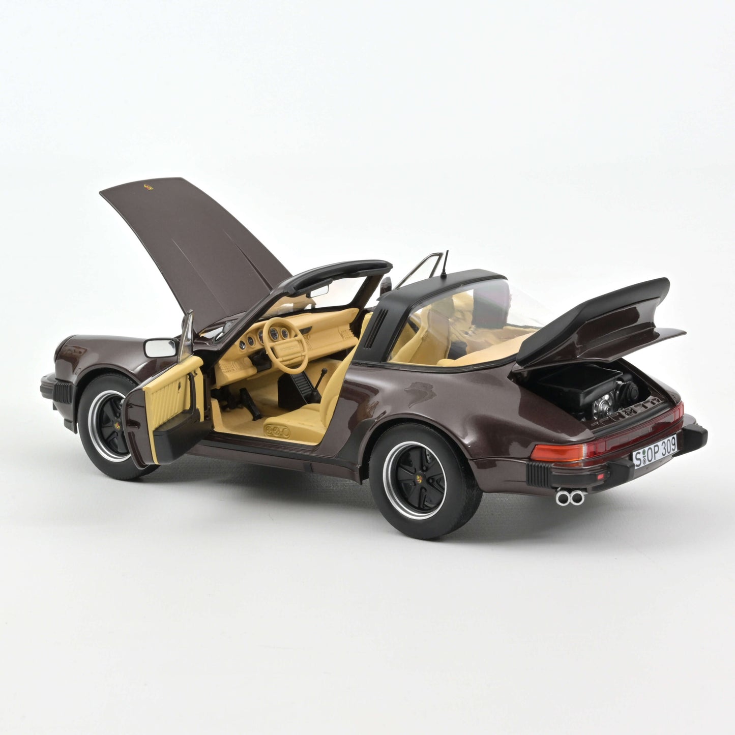 Porsche 911 Turbo Targa (930) 1987 – Brown Metallic – Norev