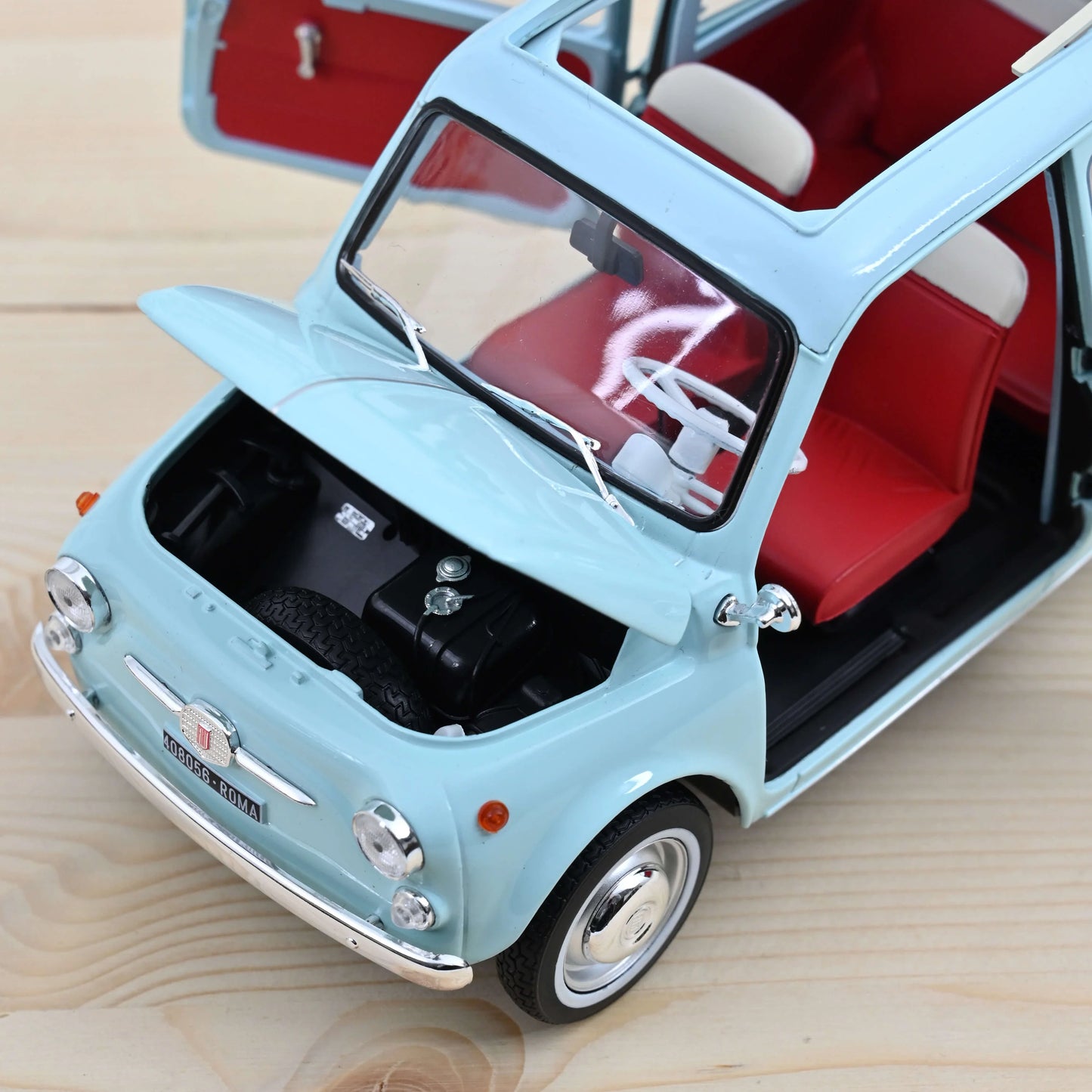 Fiat 500 Giardiniera 1964 Acquamarina Blue – Die‑Cast Norev