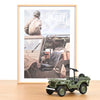 Jeep Army 1944 D‑Day 1:18 – Norev