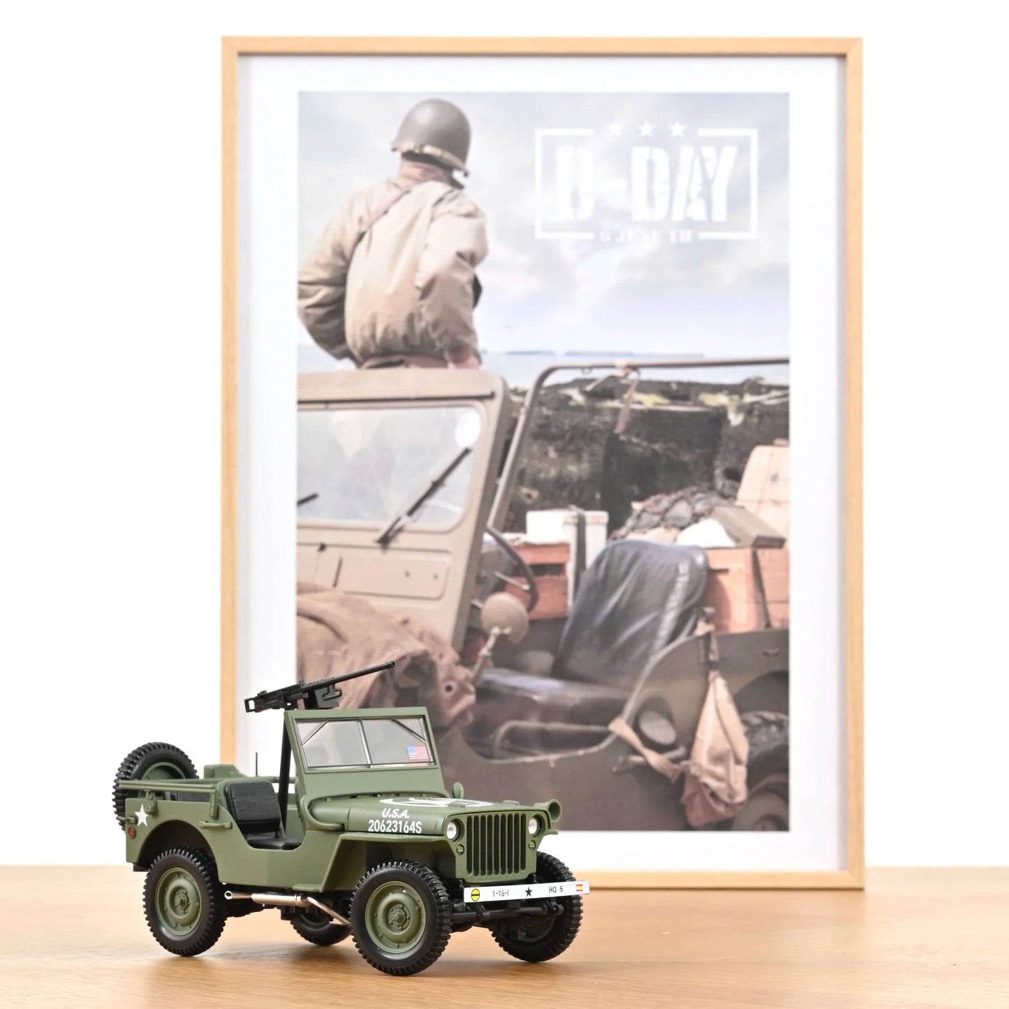 Jeep Army 1944 D‑Day 1:18 – Norev