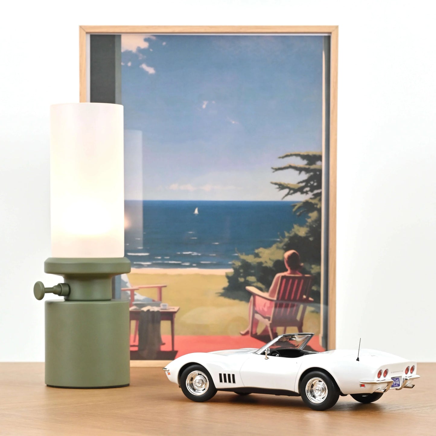 Chevrolet Corvette Convertible 1969 Can Am White – Norev