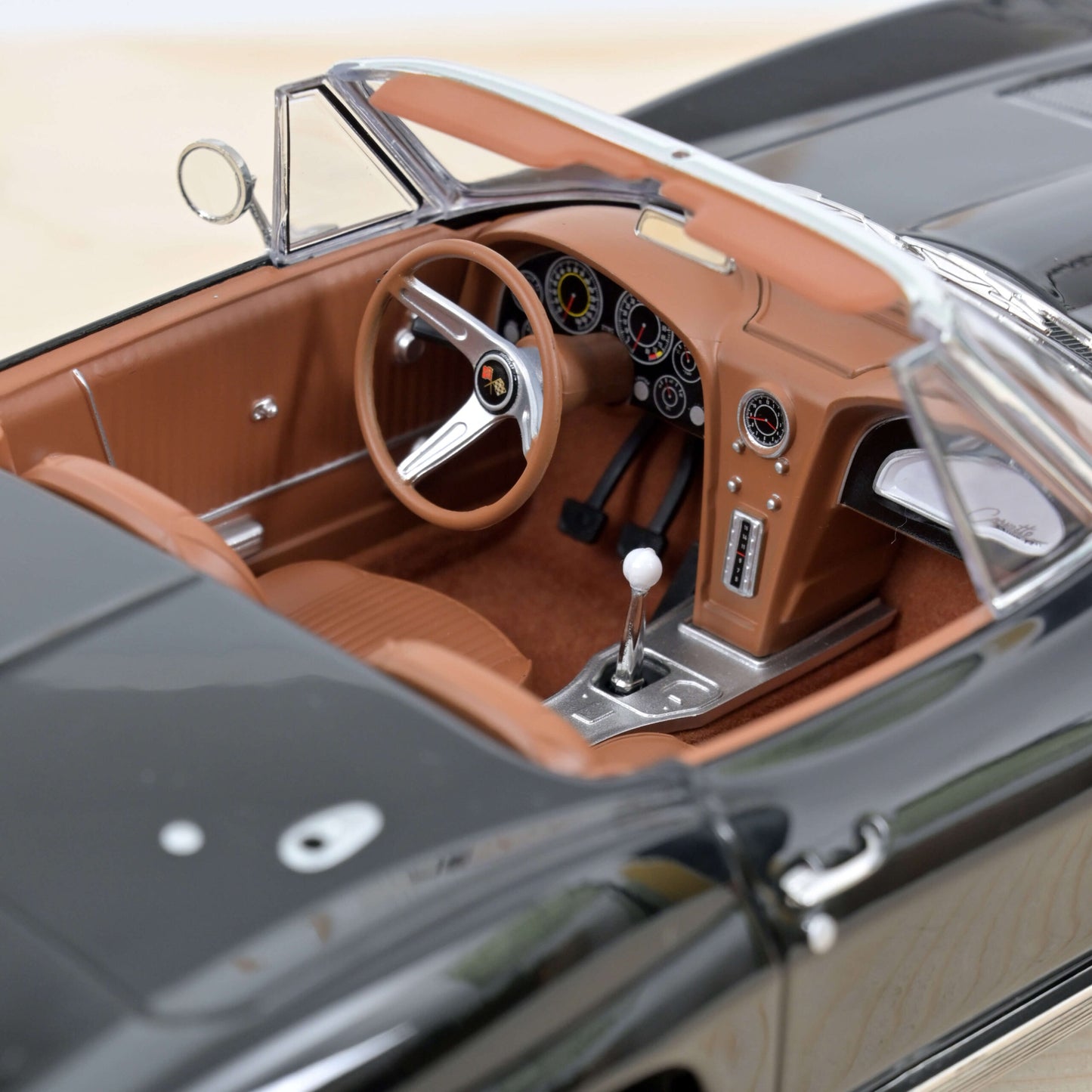 Chevrolet Corvette Sting Ray Cabriolet 1963 Black – Norev