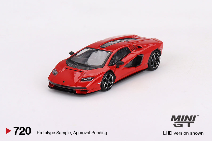 Lamborghini Countach LPI 800-4 – 2024 – Rosso Mars – 1:64 – Mini GT (MiJo Exclusives)