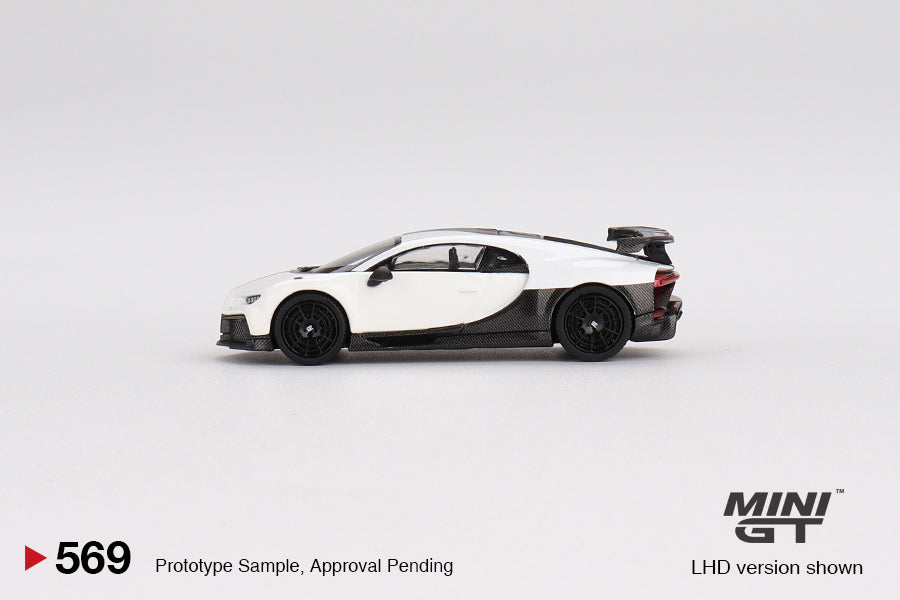 Bugatti Chiron Pur Sport – White – 1:64 – Mini GT