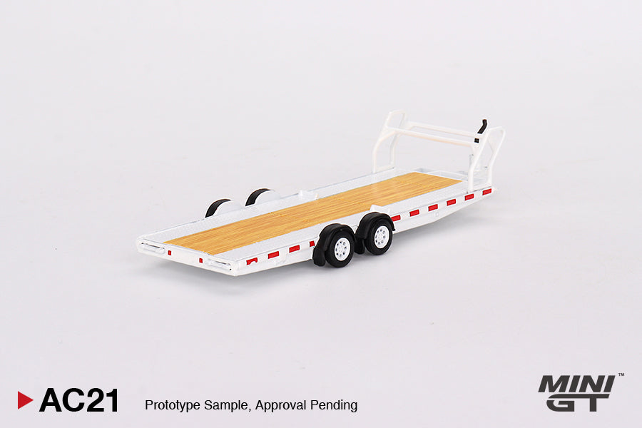 Car Hauler Trailer Type C – White – MiniGT