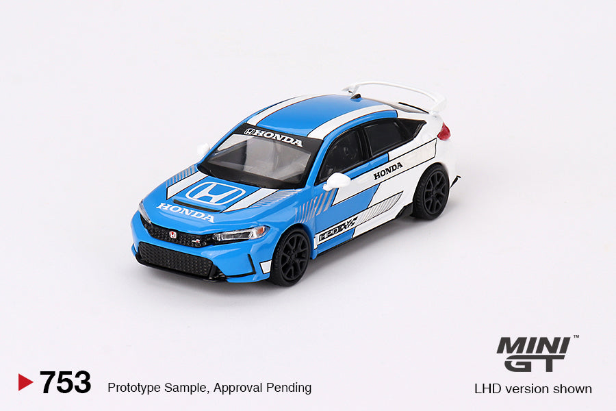 Honda Civic Type R #3 – 2023 Pace Car Blue – MiniGT