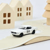 Ford Mustang Coupe 1968 White n°184 Jet‑Car – Norev