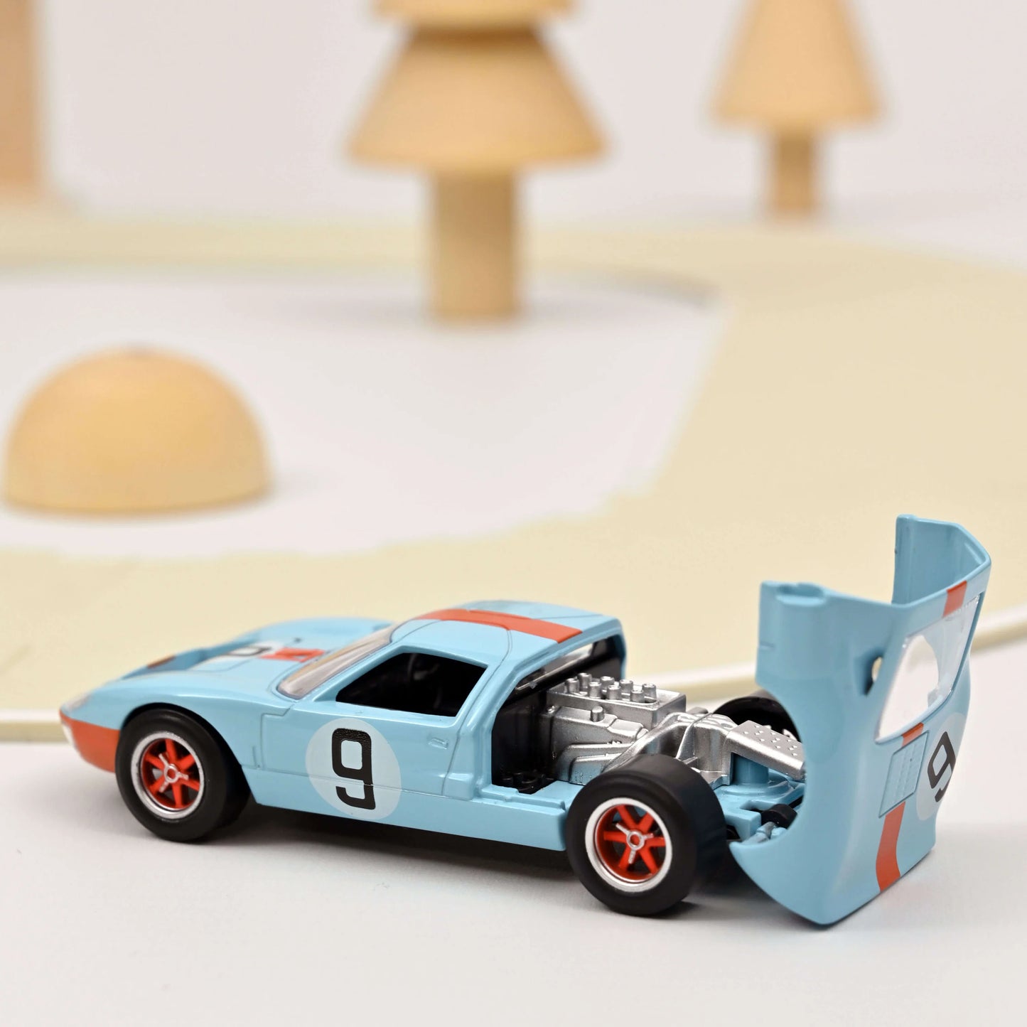 Ford GT40 1968 n°9 Jet‑Car – Norev