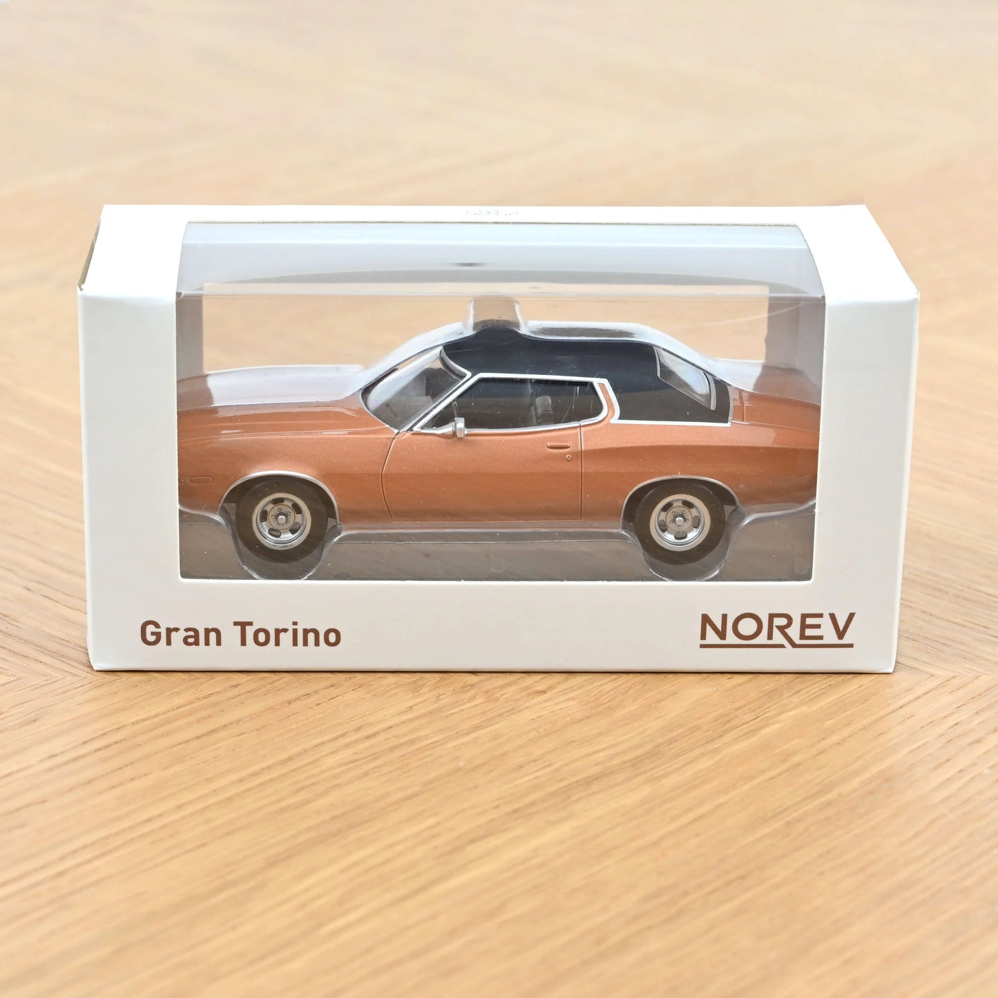 Ford Gran Torino 1974 Chestnut Brown Jet‑Car – Norev