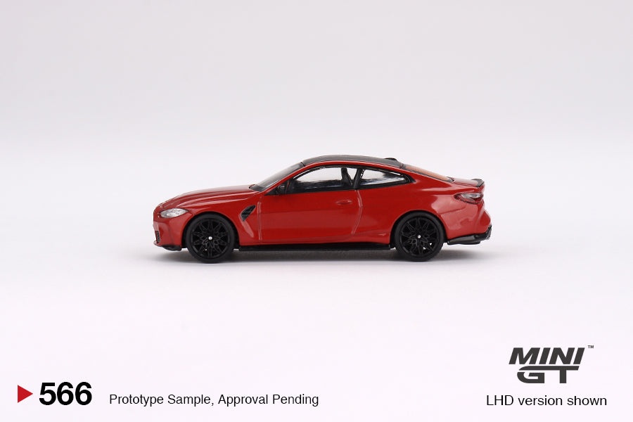 BMW M4 Competition (G82) – Toronto Red Metallic – 1:64 – Mini GT