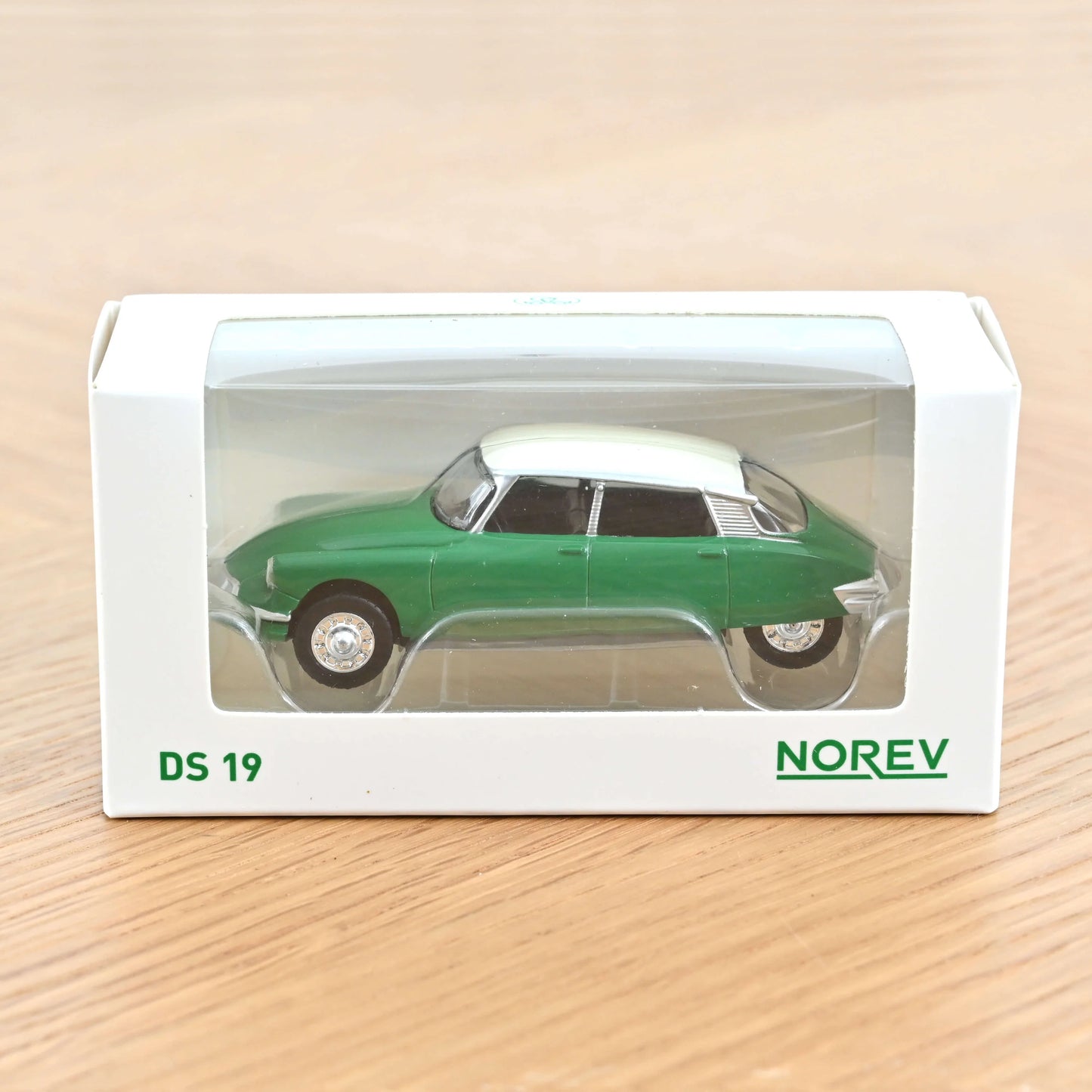 Citroën DS 19 1958 Green & White Roof – Norev Minijet