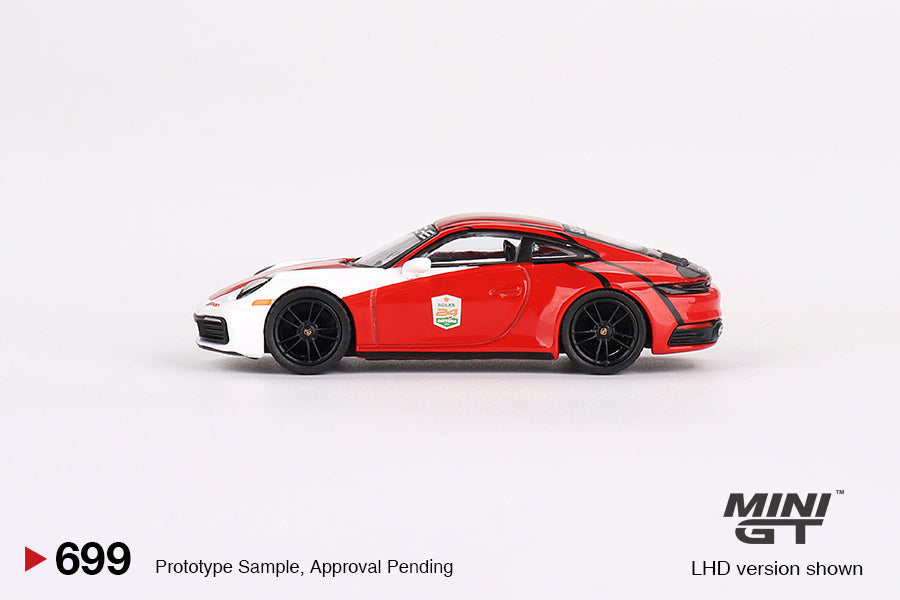 Porsche 911 (992) Carrera S Safety Car – 2023 IMSA Daytona 24 Hrs – 1:64 – Mini GT