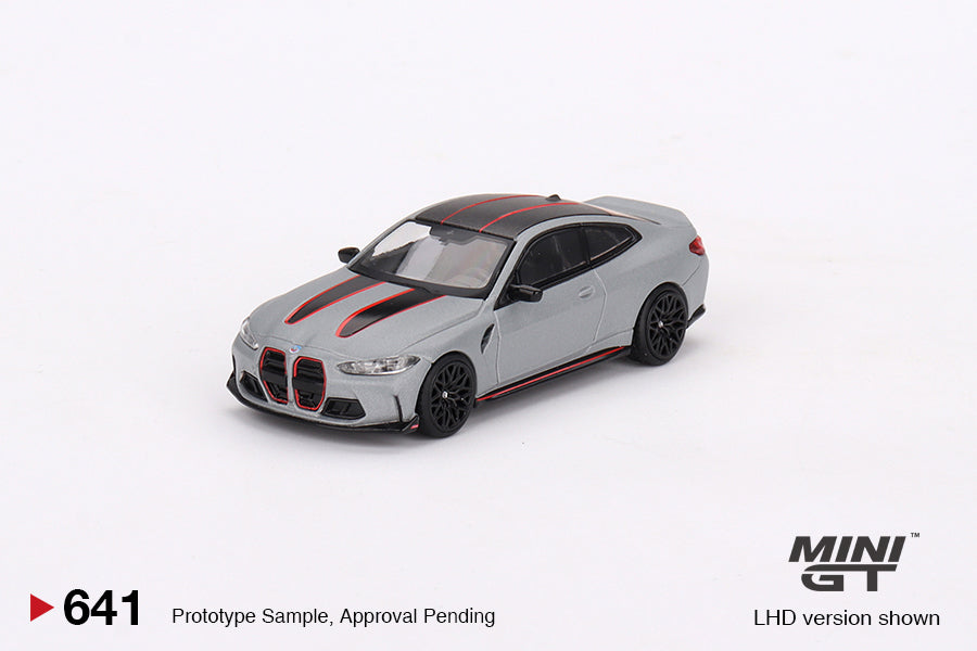 BMW M4 CSL – Frozen Brooklyn Grey Metallic – MiniGT