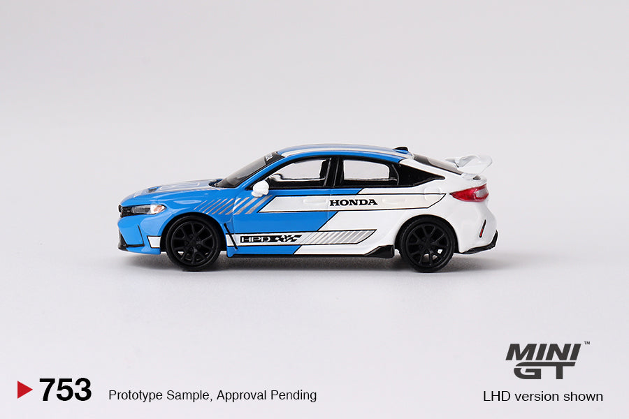 Honda Civic Type R #3 – 2023 Pace Car Blue – MiniGT
