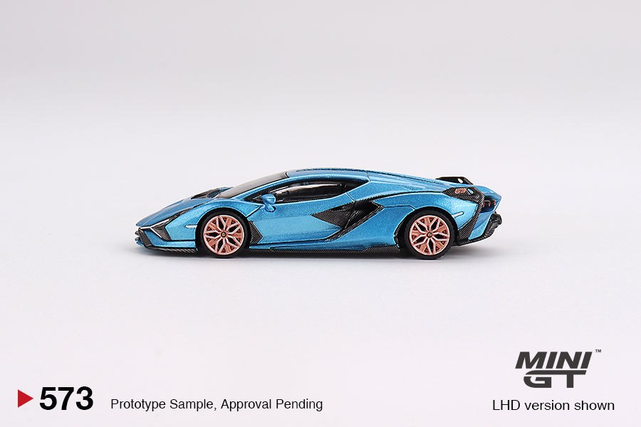 Lamborghini Sián FKP 37 – Blu Aegir – 1:64 – Mini GT