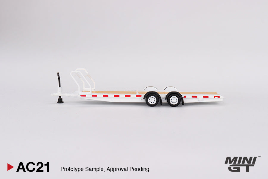 Car Hauler Trailer Type C – White – MiniGT