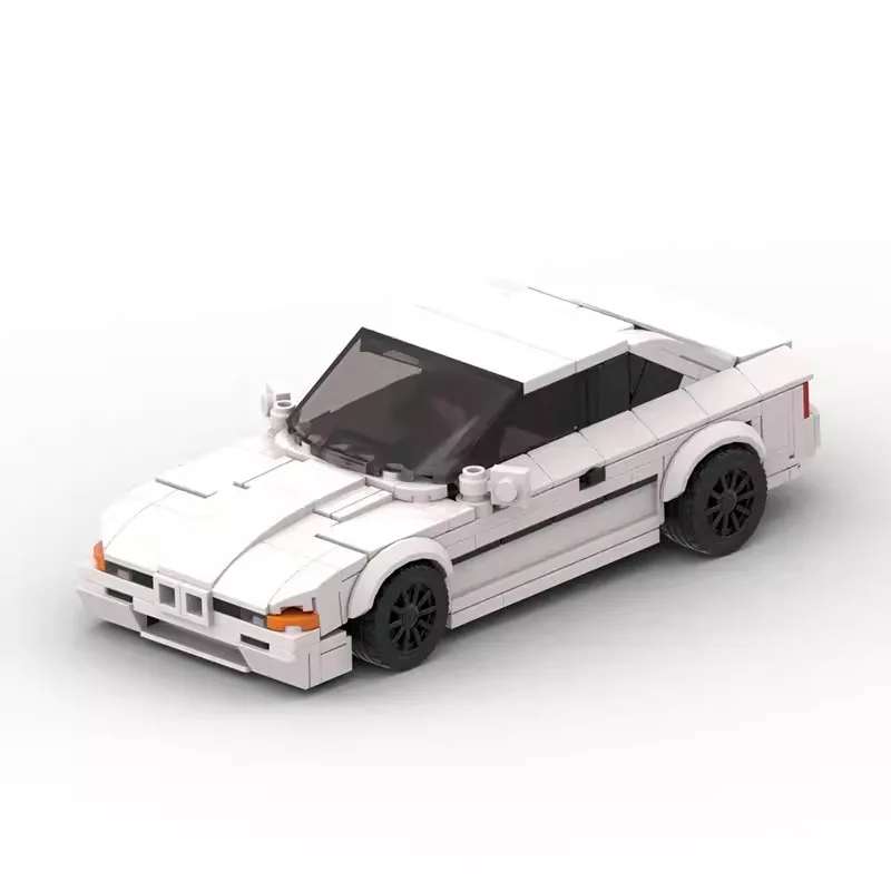 BMW 850CSi White Edition – Prednji pogled složenog modela