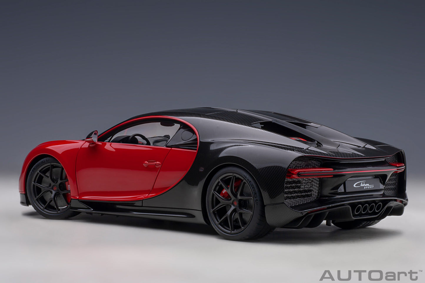 Bugatti Chiron Sport – 2019 – Italian Red & Carbon – Autoart