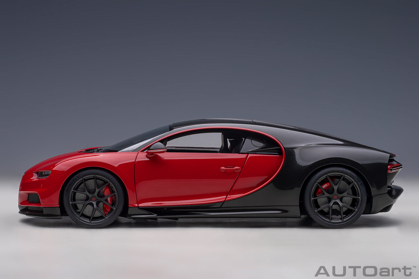 Bugatti Chiron Sport – 2019 – Italian Red & Carbon – Autoart