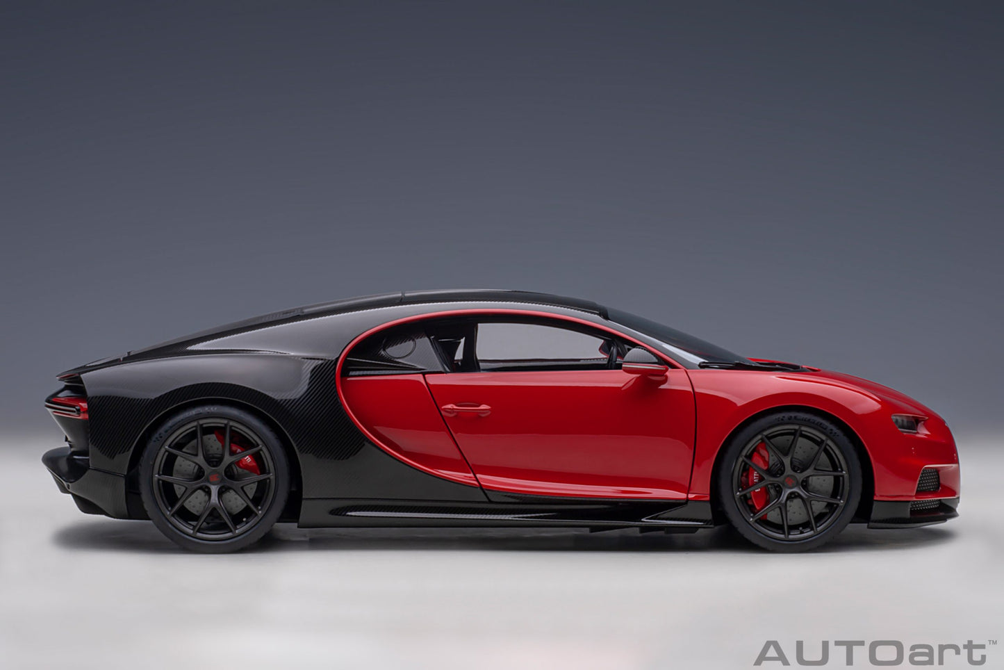 Bugatti Chiron Sport – 2019 – Italian Red & Carbon – Autoart