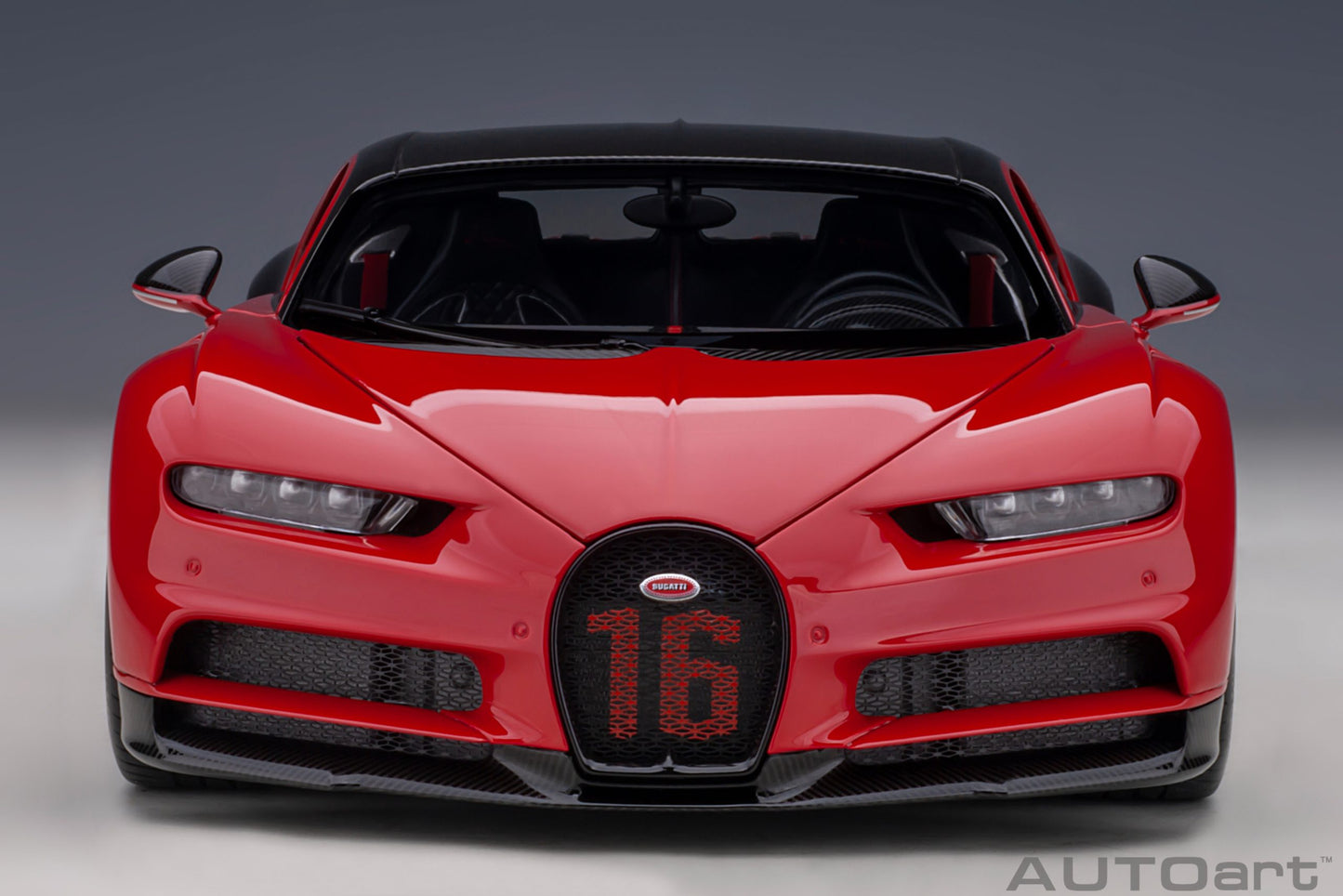Bugatti Chiron Sport – 2019 – Italian Red & Carbon – Autoart