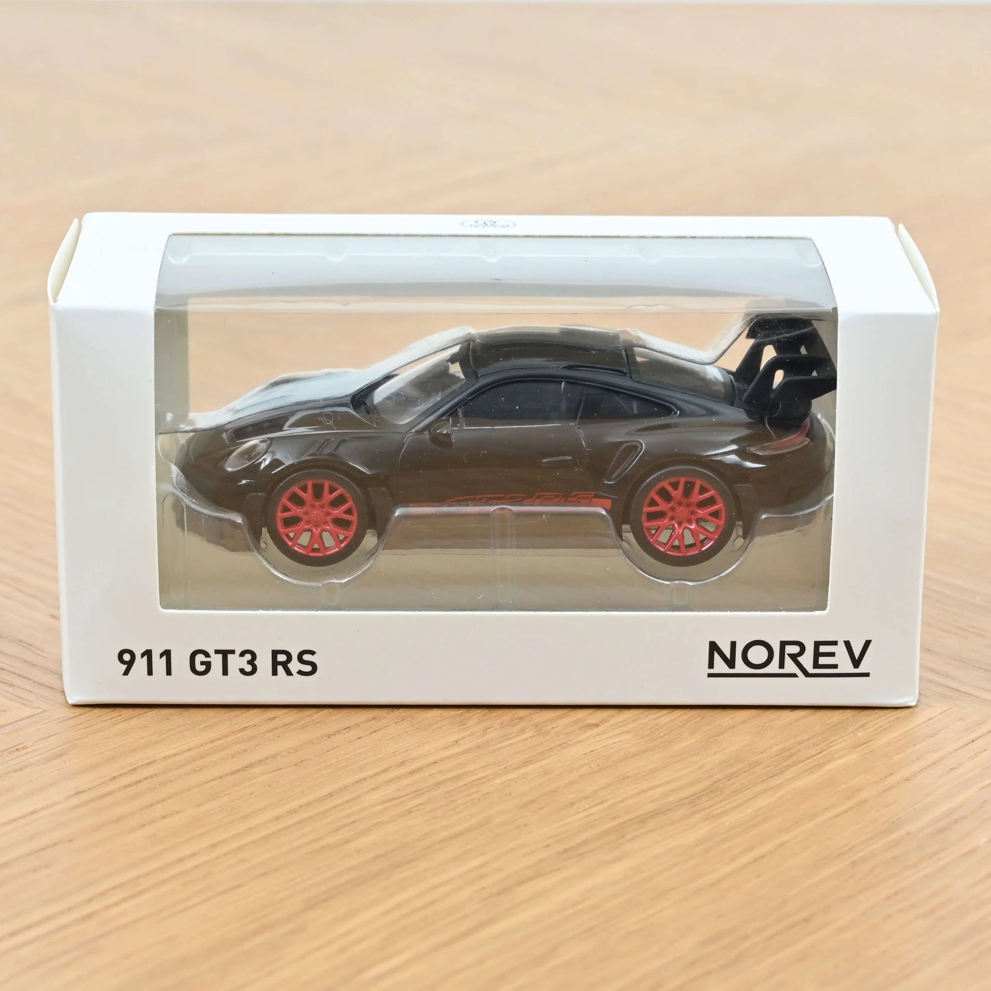 Porsche 911 GT3 RS – 2022 – Crna sa crvenim nalepnicama – Jet-Car – 1:43 – Norev