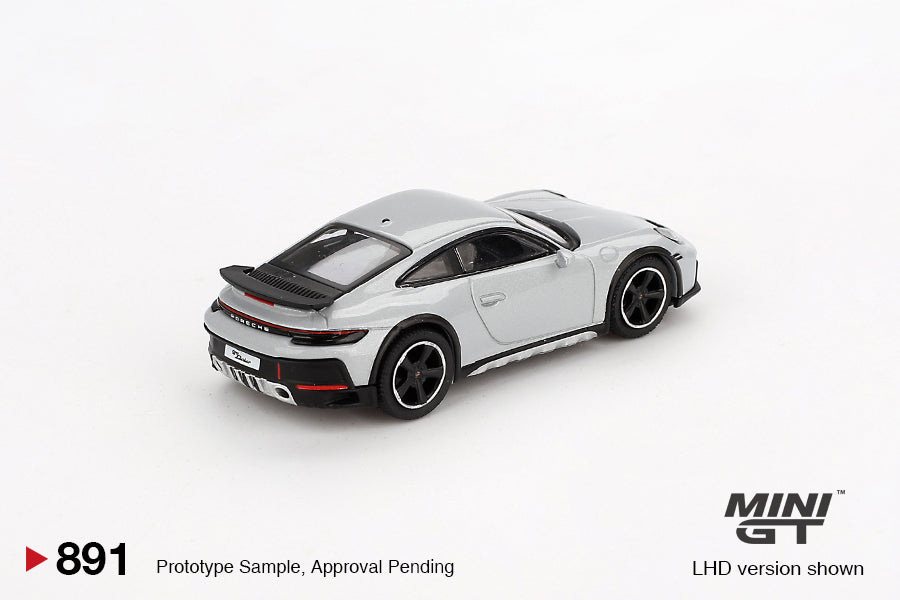 Porsche 911 Dakar Ice Gray Metallic 1:64 Mini GT