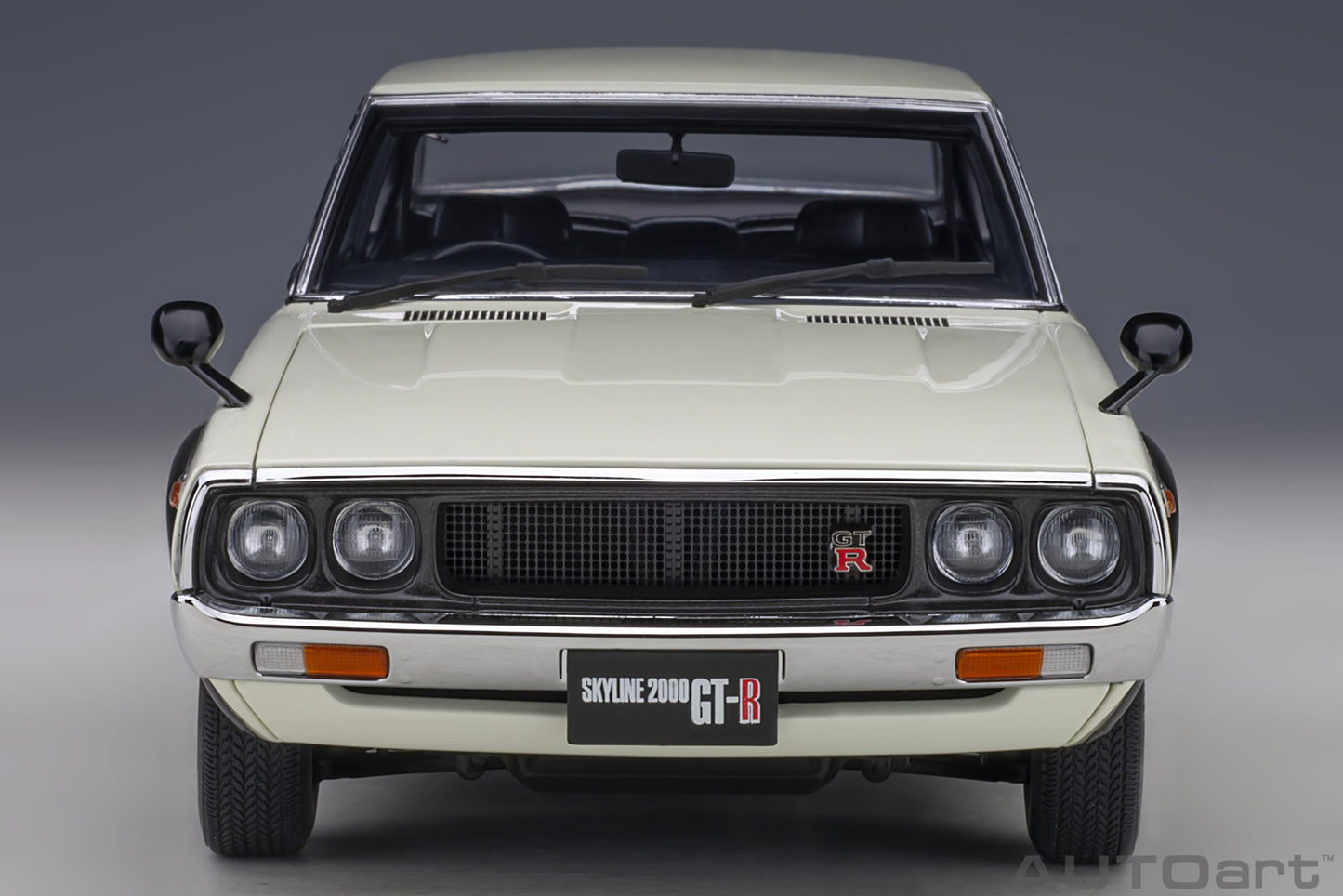 Nissan Skyline 2000 GT‑R (KPGC110) – 1973 – White – Autoart