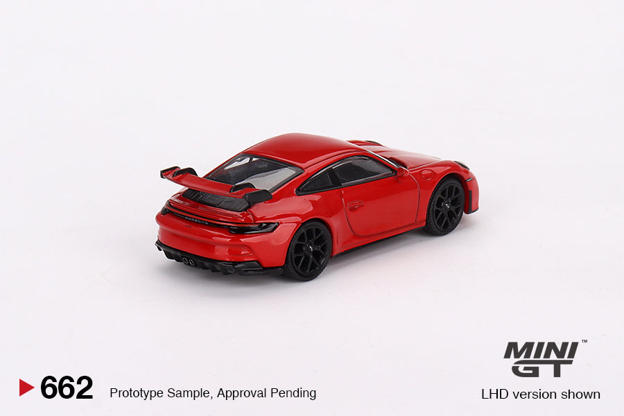 Porsche 911 (992) GT3 – Guards Red – MiniGT