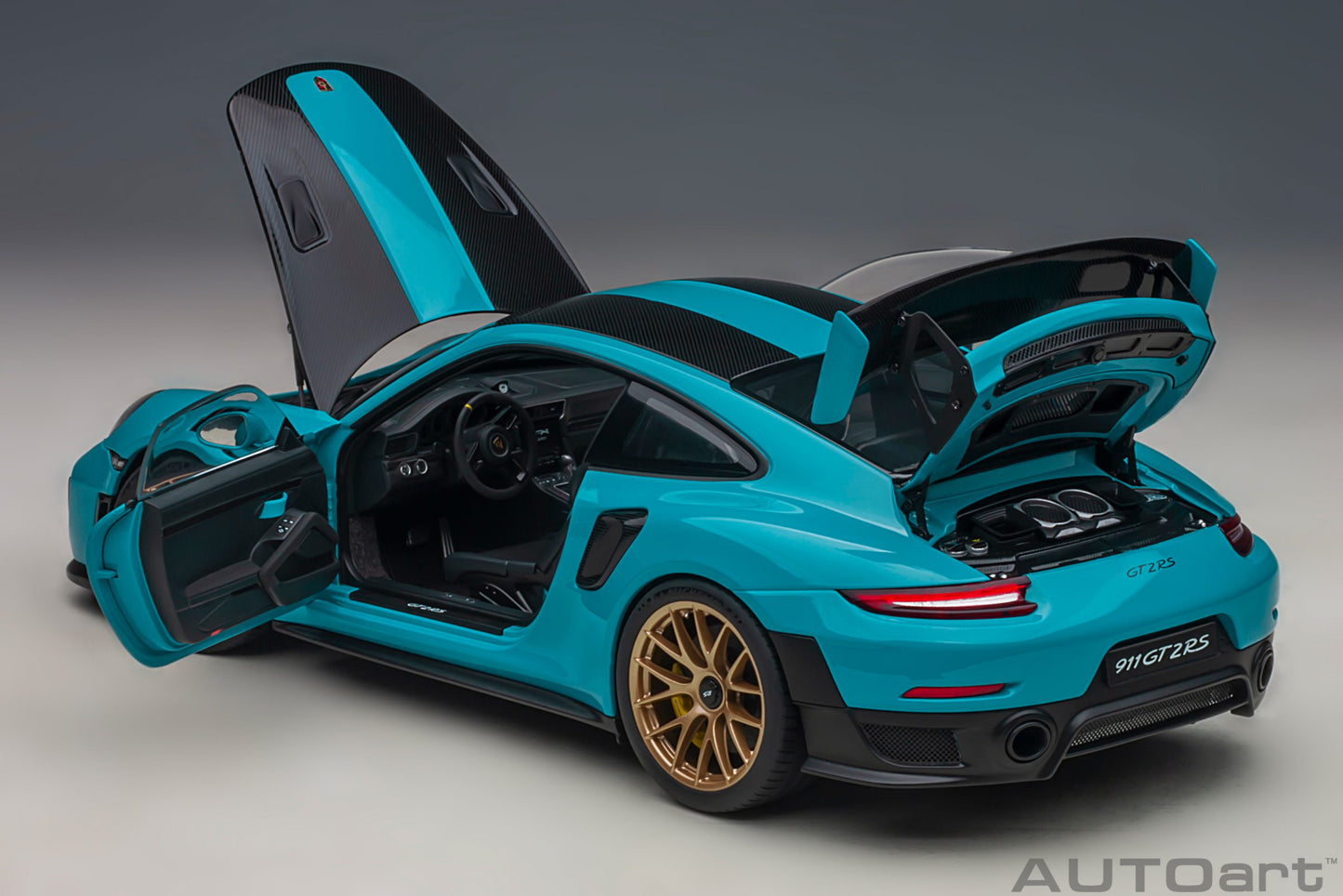 Porsche 911 (991.2) GT2 RS Weissach Package – 2017 – Miami Blue – AUTOart