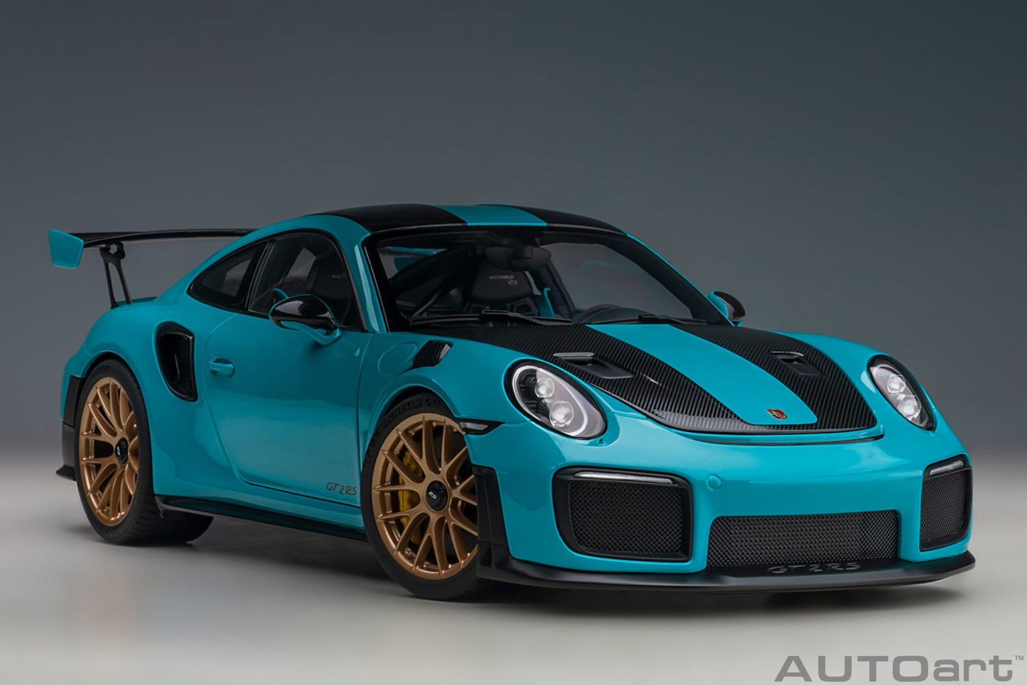 Porsche 911 (991.2) GT2 RS Weissach Package – 2017 – Miami Blue – AUTOart
