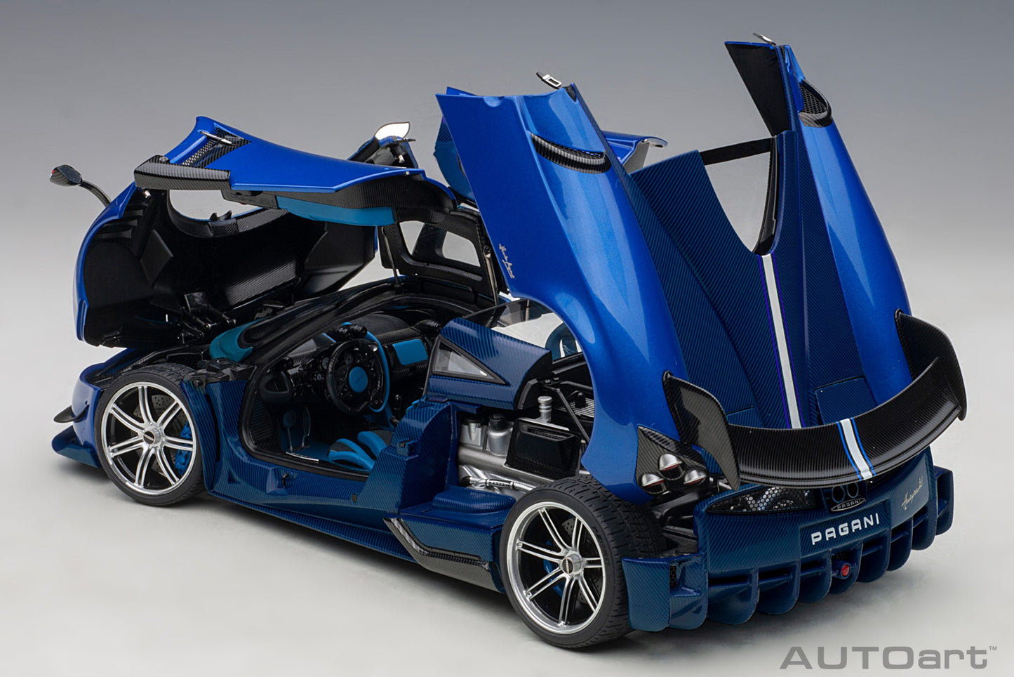 Pagani Huayra BC – 2017 – Blu Francia/Carbon – AUTOart
