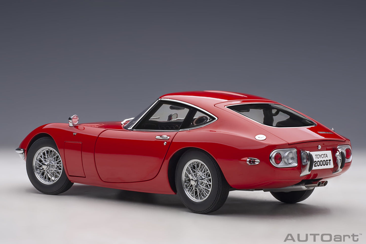 Toyota 2000GT – 1967 – Red with Wire‑Spoke Wheels – AUTOart