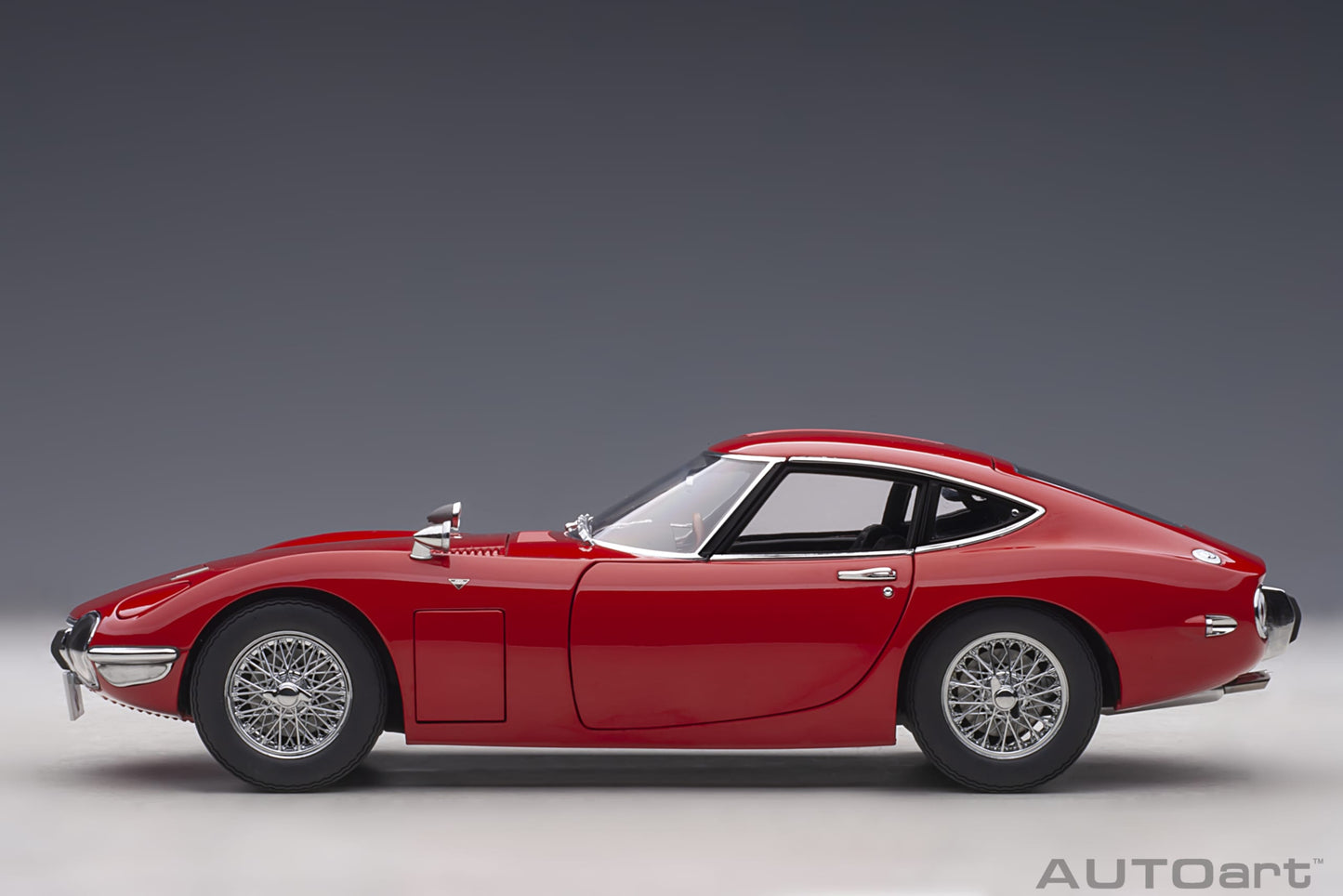 Toyota 2000GT – 1967 – Red with Wire‑Spoke Wheels – AUTOart