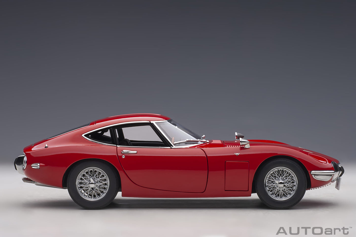 Toyota 2000GT – 1967 – Red with Wire‑Spoke Wheels – AUTOart