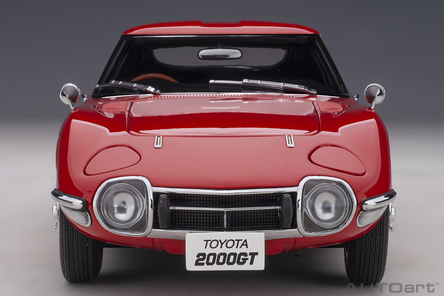 Toyota 2000GT – 1967 – Red with Wire‑Spoke Wheels – AUTOart